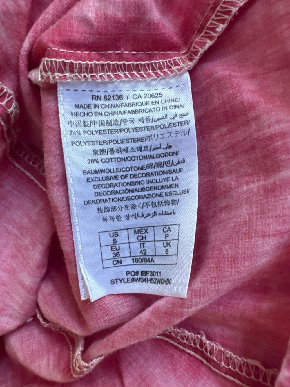 Guess Womens Pink Long Sleeve Button-Up Shirt Size S - Picture 9 of 10